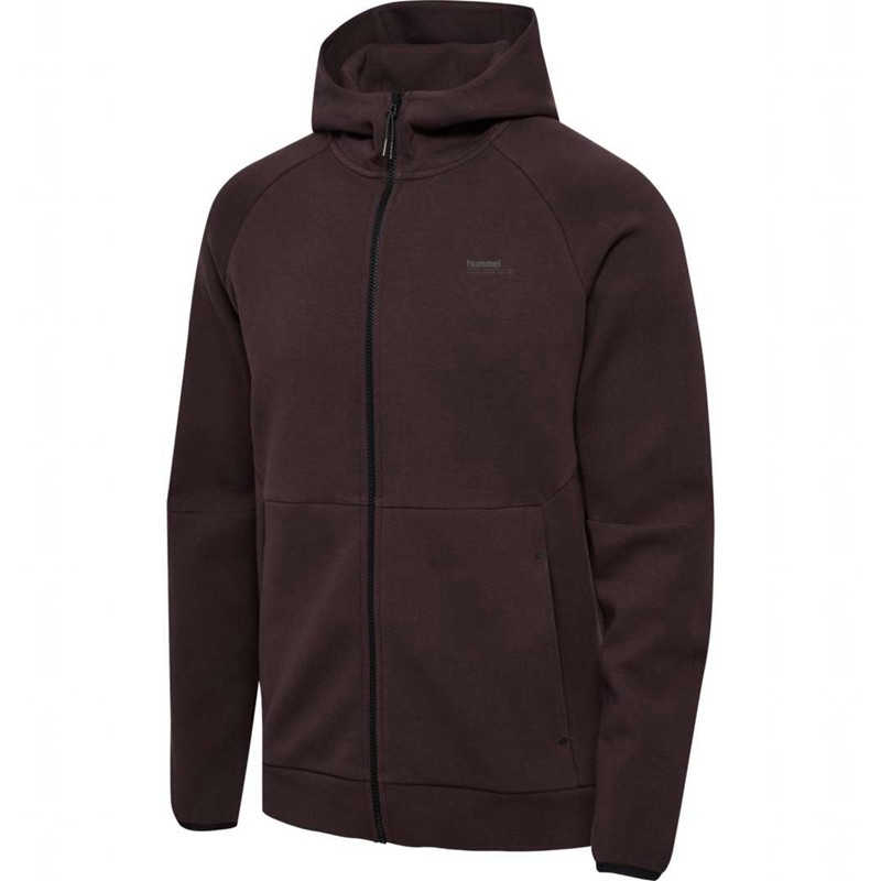 Hummel Tech Fleece Regular Zip Hoodie Heren Chocola | 082898-946