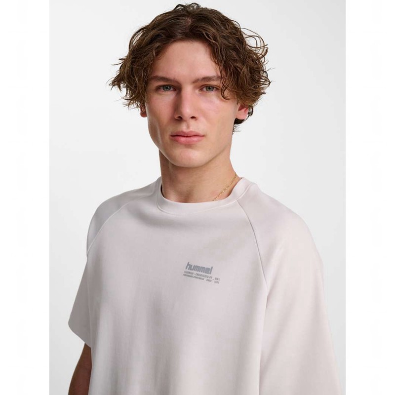 Hummel Tech Loose T-shirts Heren Wit | 083736-339