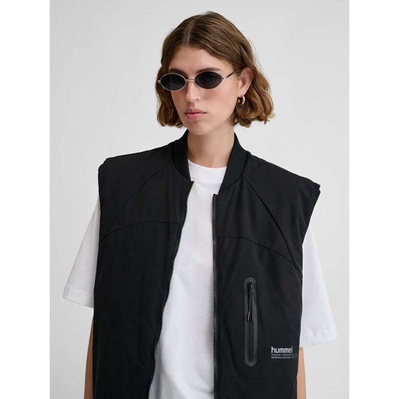 Hummel Tech Padded Vest Dames Zwart | 401954-547