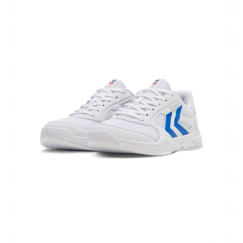 Hummel Teiwaz Iv Indoorschoenen Heren Wit | 142502-406