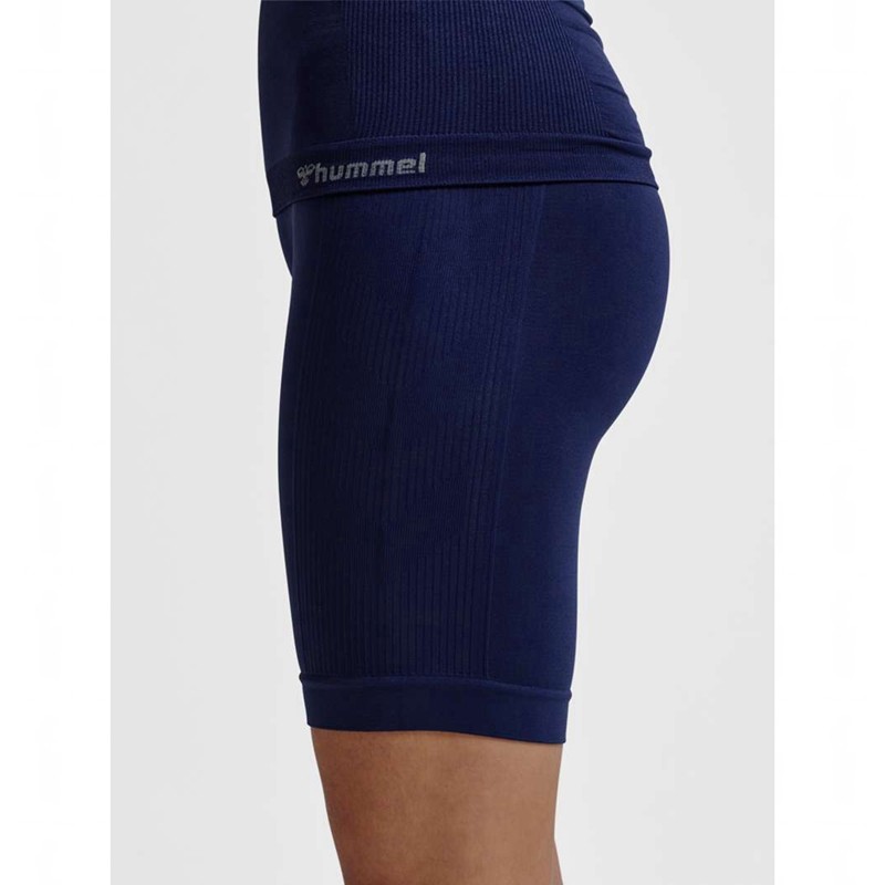 Hummel Tif Seamless Cyling Shorts Broek Dames Zwart | 121840-502