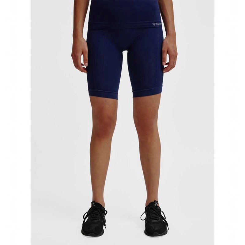 Hummel Tif Seamless Cyling Shorts Broek Dames Zwart | 121840-502