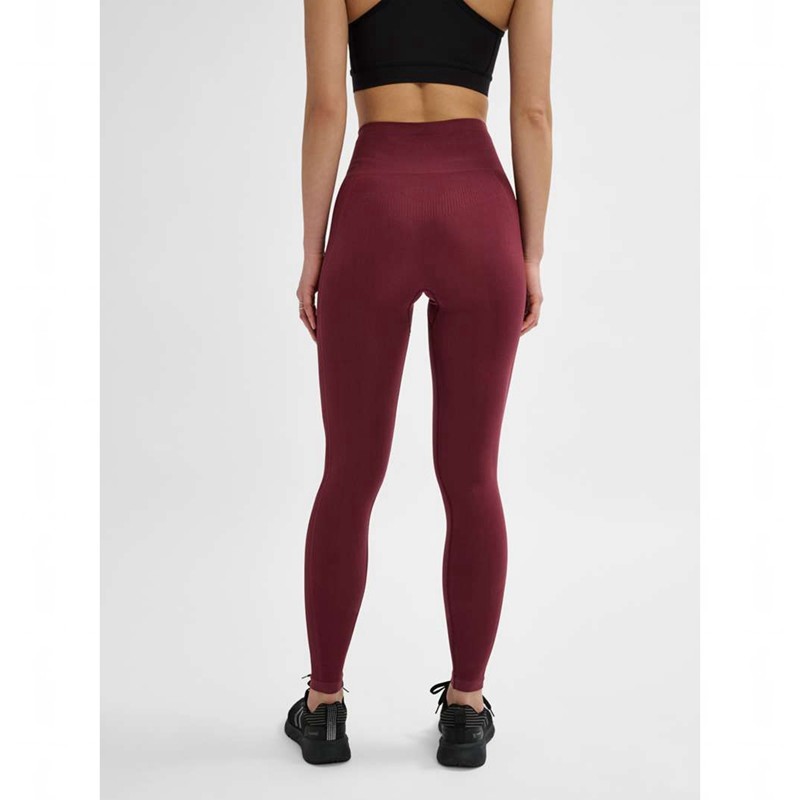 Hummel Tif Seamless High Waist Sneakers Dames Bordeaux | 933948-793