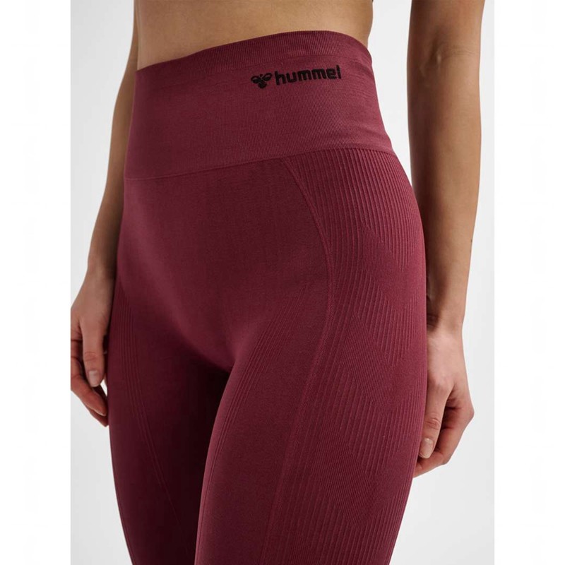 Hummel Tif Seamless High Waist Sneakers Dames Bordeaux | 933948-793