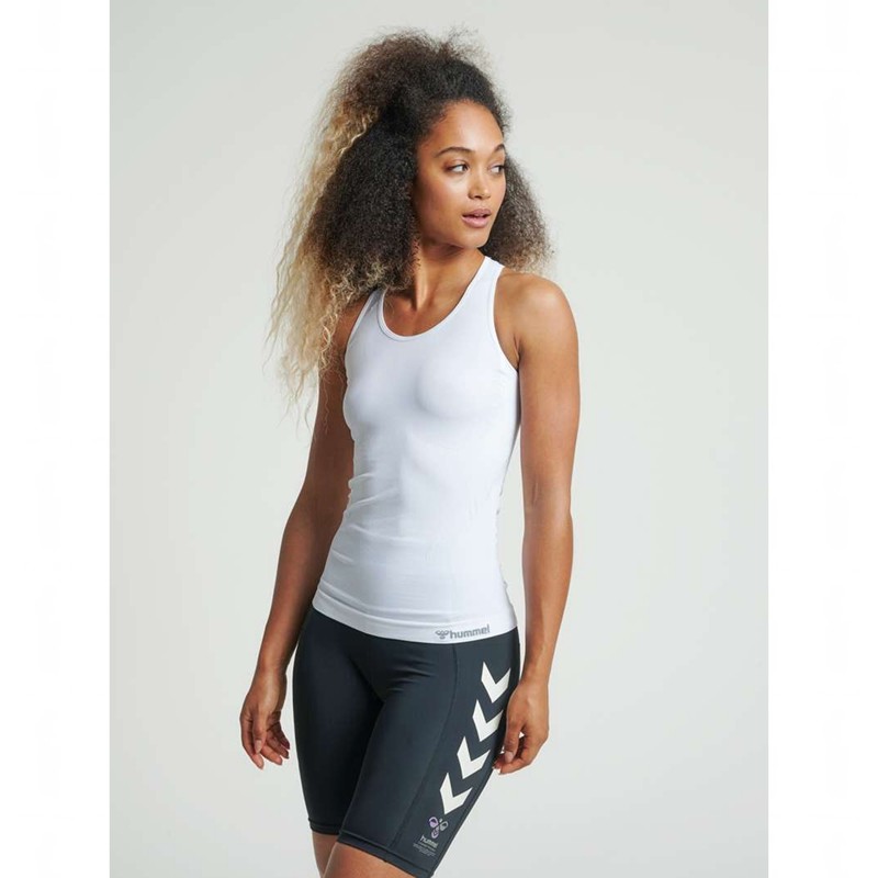 Hummel Tif Seamless Joggingbroek Dames Wit | 375943-062