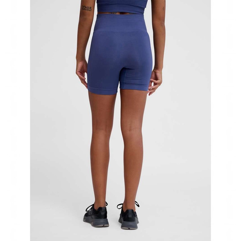 Hummel Tif Seamless Korte Broek Dames Blauw | 233831-386