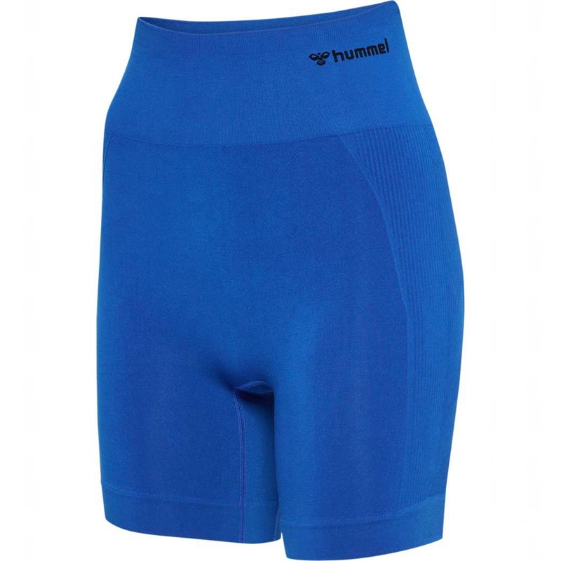 Hummel Tif Seamless Korte Broek Dames Blauw | 607696-376