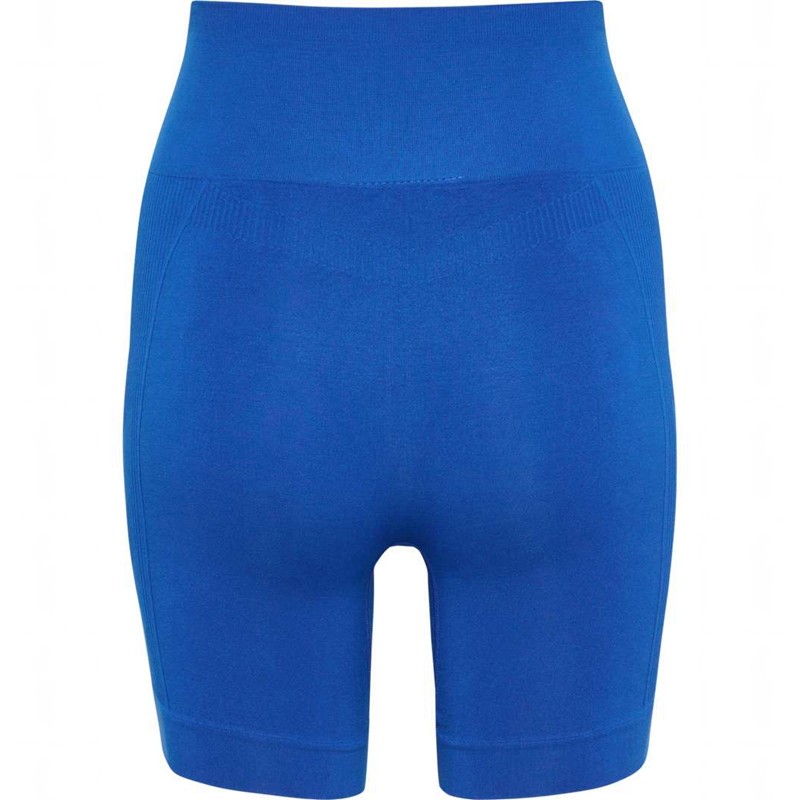 Hummel Tif Seamless Korte Broek Dames Blauw | 607696-376