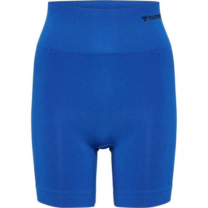 Hummel Tif Seamless Korte Broek Dames Blauw | 607696-376