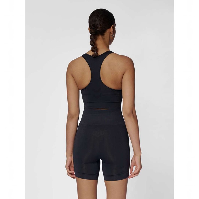 Hummel Tif Seamless Padded Sport BH Dames Zwart | 811918-937