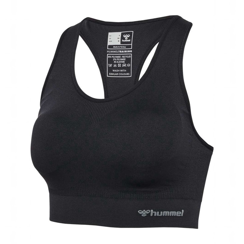 Hummel Tif Seamless Padded Sport BH Dames Zwart | 811918-937