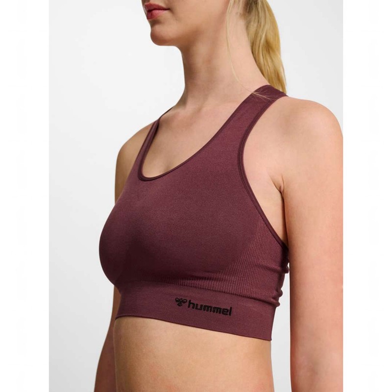 Hummel Tif Seamless Top Sport BH Dames Bordeaux | 035284-692