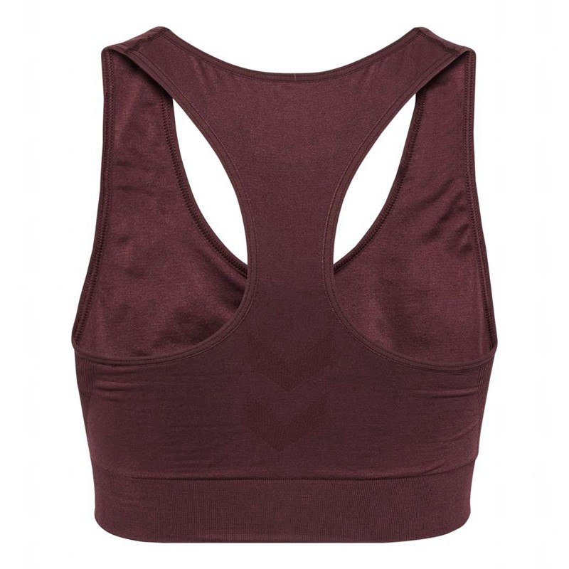 Hummel Tif Seamless Top Sport BH Dames Bordeaux | 035284-692