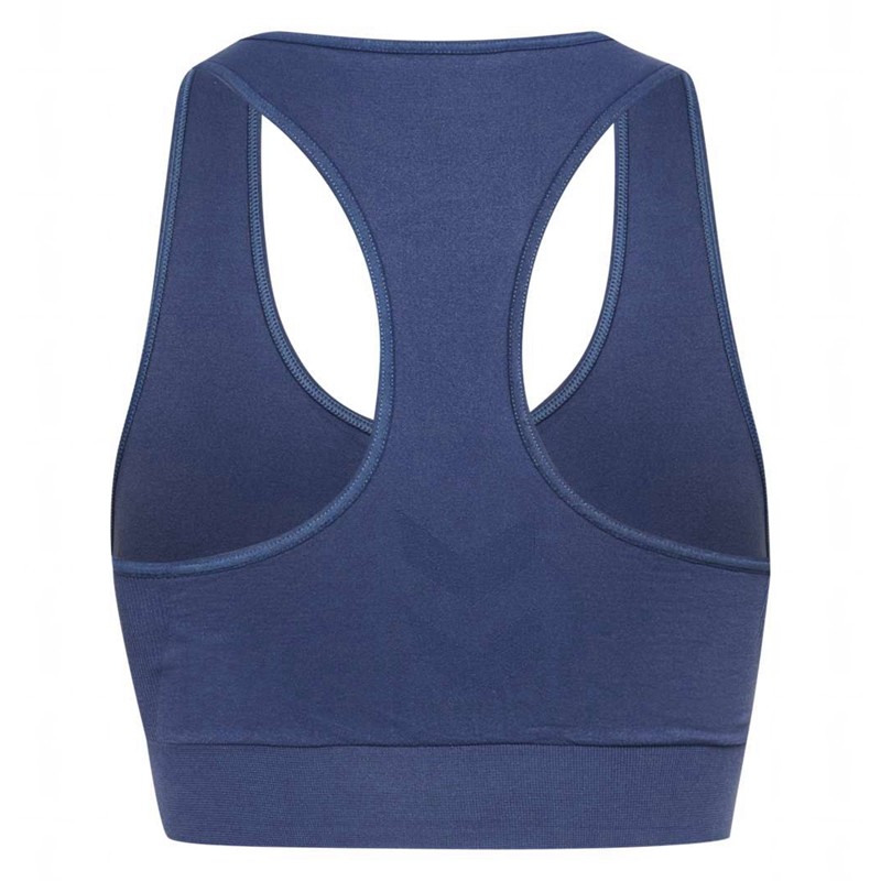 Hummel Tif Seamless Top Sport BH Dames Blauw | 045791-343