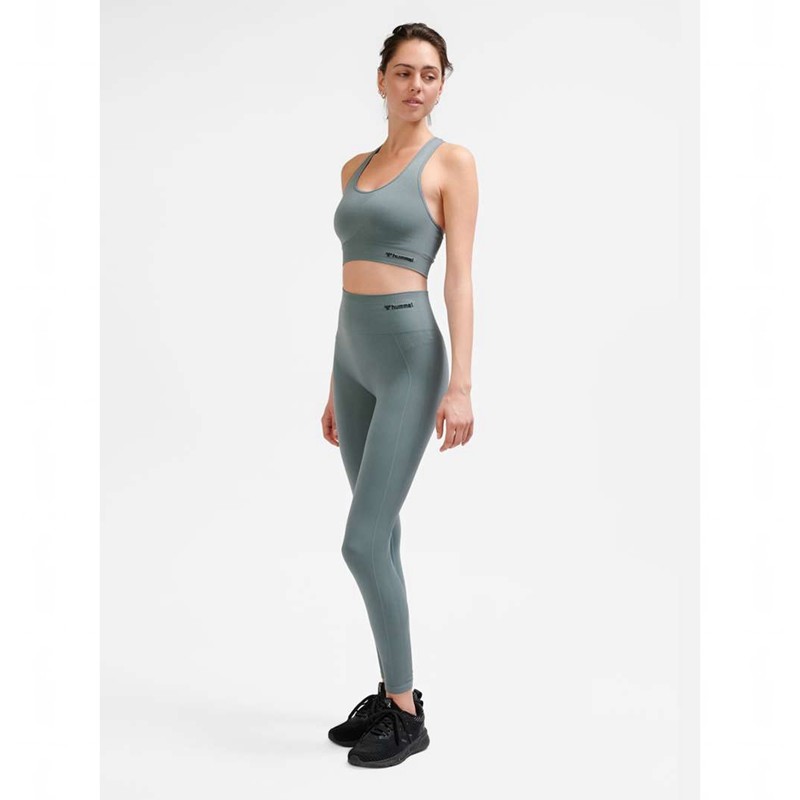 Hummel Tif Seamless Top Sport BH Dames Grijs | 127346-288