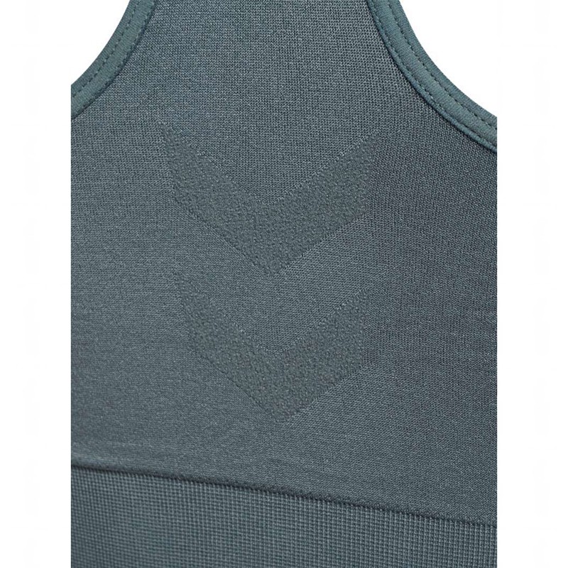 Hummel Tif Seamless Top Sport BH Dames Grijs | 127346-288