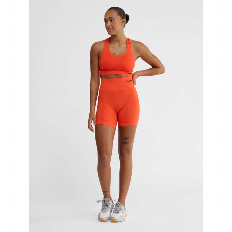 Hummel Tif Seamless Top Sport BH Dames Oranje | 299028-267