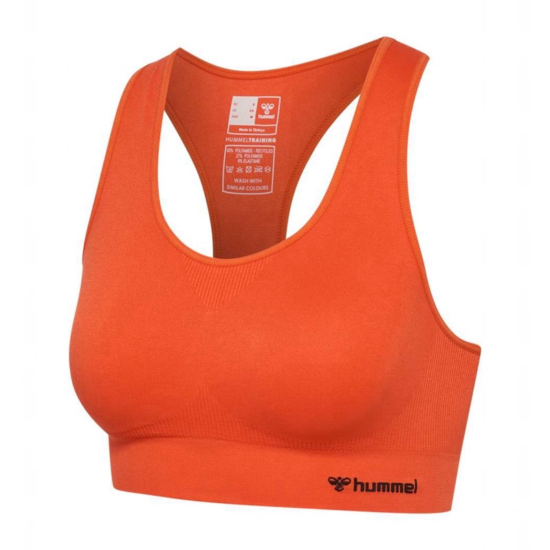 Hummel Tif Seamless Top Sport BH Dames Oranje | 299028-267