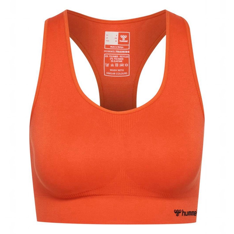 Hummel Tif Seamless Top Sport BH Dames Oranje | 299028-267