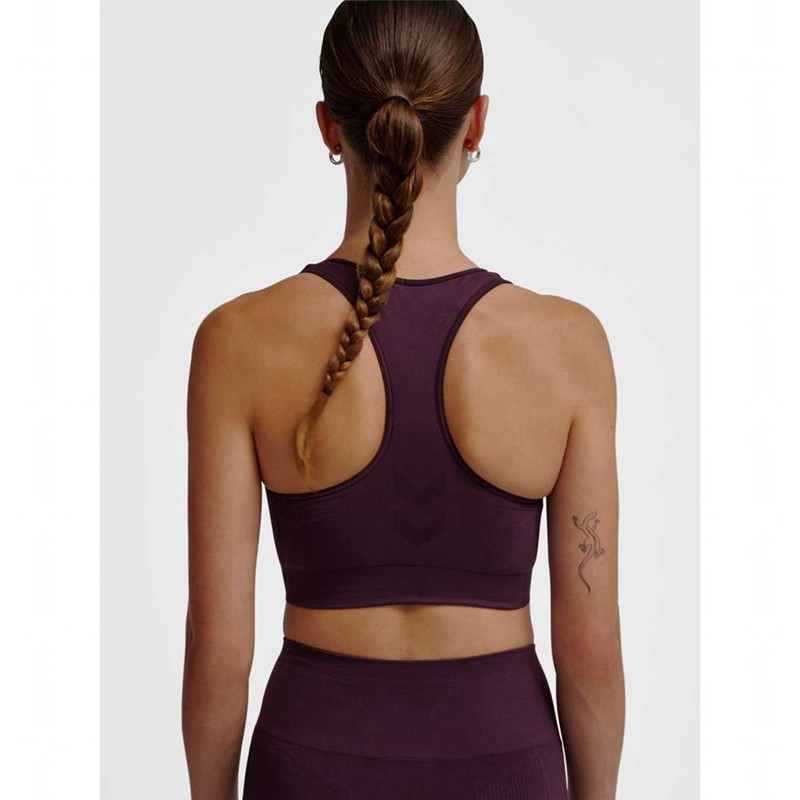 Hummel Tif Seamless Top Sport BH Dames Paars | 924665-671