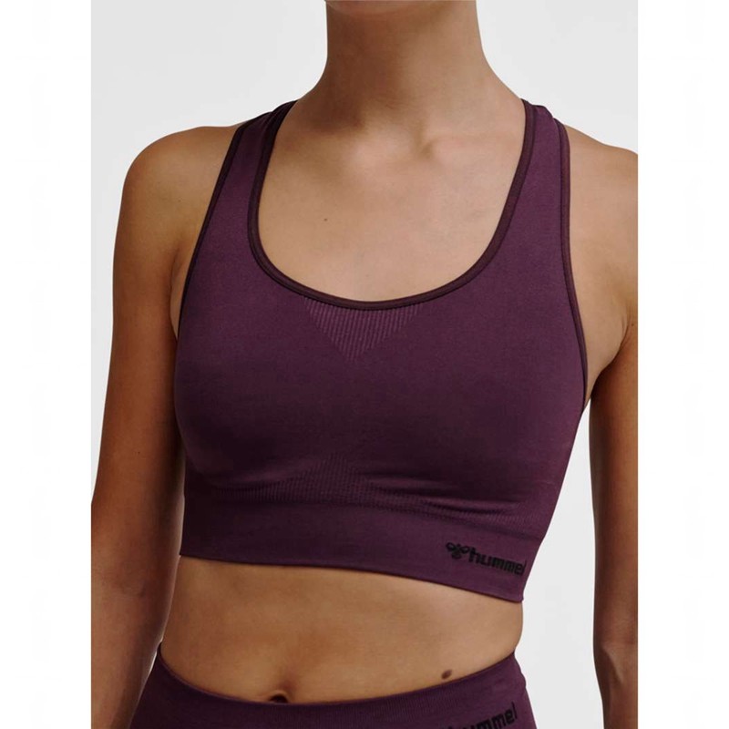 Hummel Tif Seamless Top Sport BH Dames Paars | 924665-671