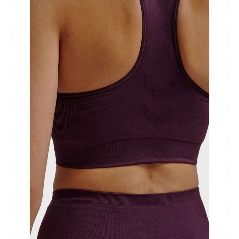 Hummel Tif Seamless Top Sport BH Dames Paars | 924665-671