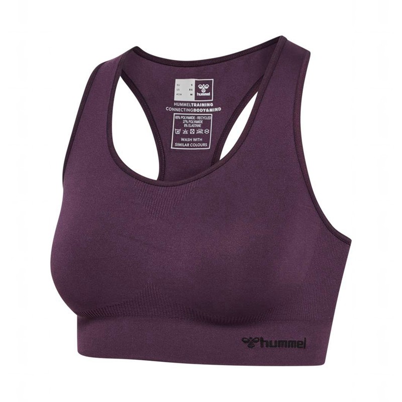 Hummel Tif Seamless Top Sport BH Dames Paars | 924665-671