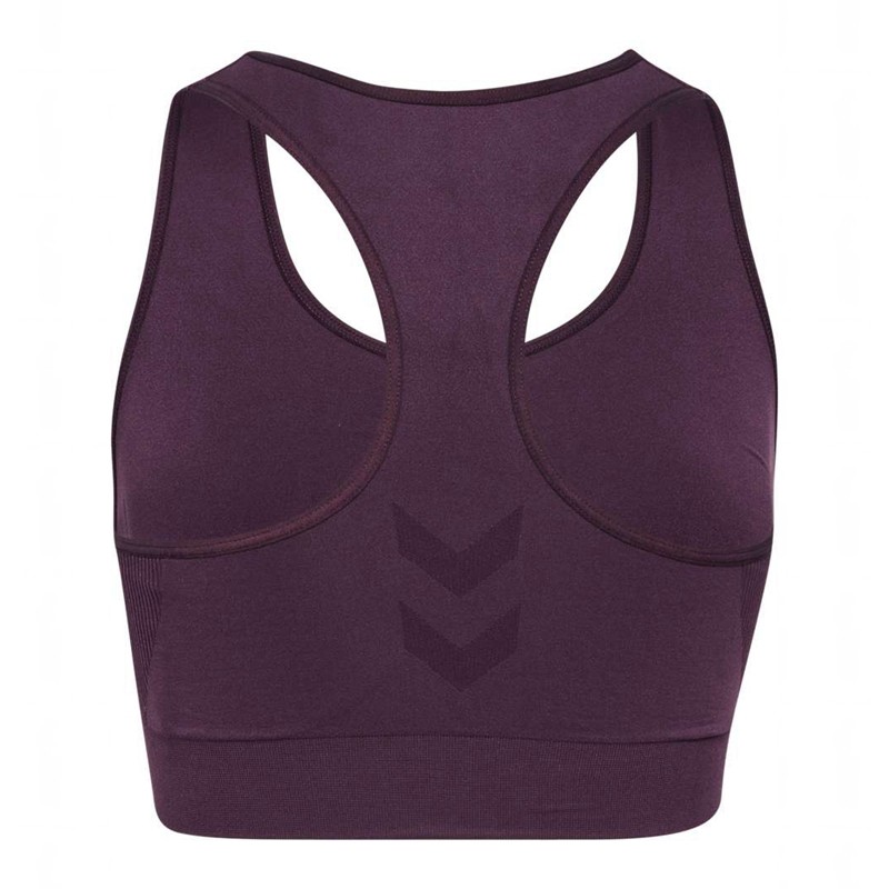 Hummel Tif Seamless Top Sport BH Dames Paars | 924665-671