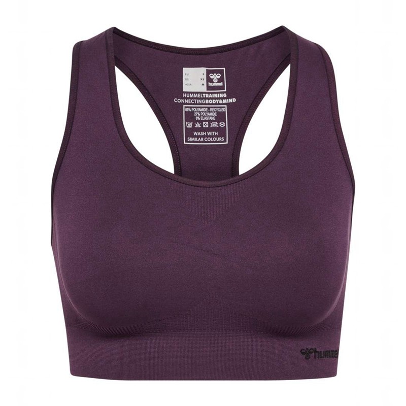 Hummel Tif Seamless Top Sport BH Dames Paars | 924665-671