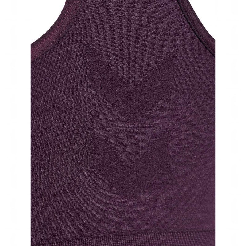 Hummel Tif Seamless Top Sport BH Dames Paars | 924665-671