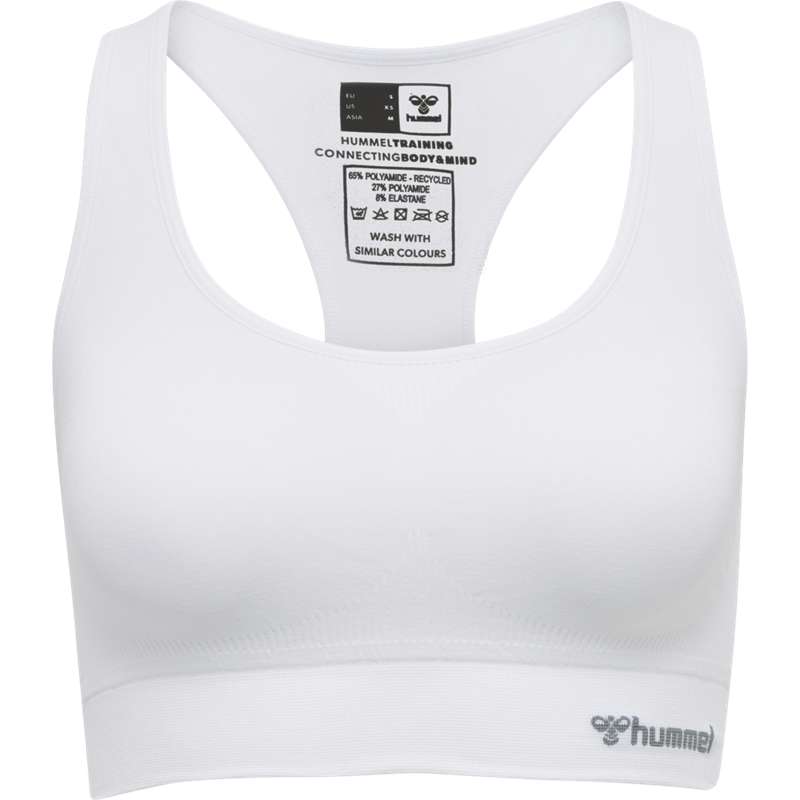 Hummel Tif Seamless Top Sport BH Dames Wit | 642160-728