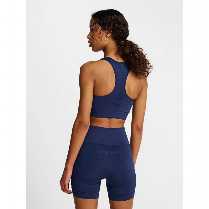 Hummel Tif Seamless Top Sport BH Dames Zwart | 751488-657