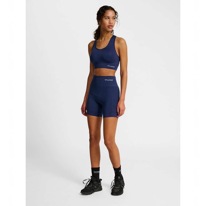 Hummel Tif Seamless Top Sport BH Dames Zwart | 751488-657