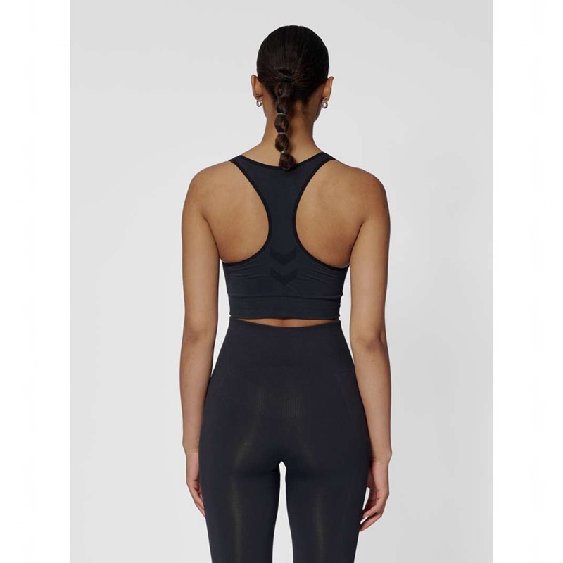 Hummel Tif Seamless Top Sport BH Dames Zwart | 810830-033
