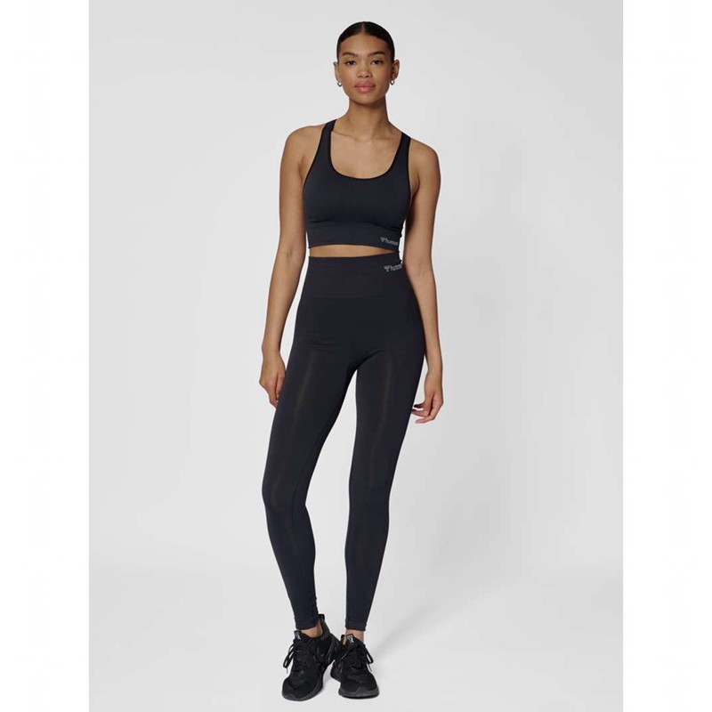 Hummel Tif Seamless Top Sport BH Dames Zwart | 810830-033