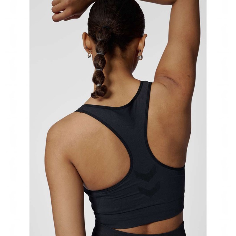 Hummel Tif Seamless Top Sport BH Dames Zwart | 810830-033
