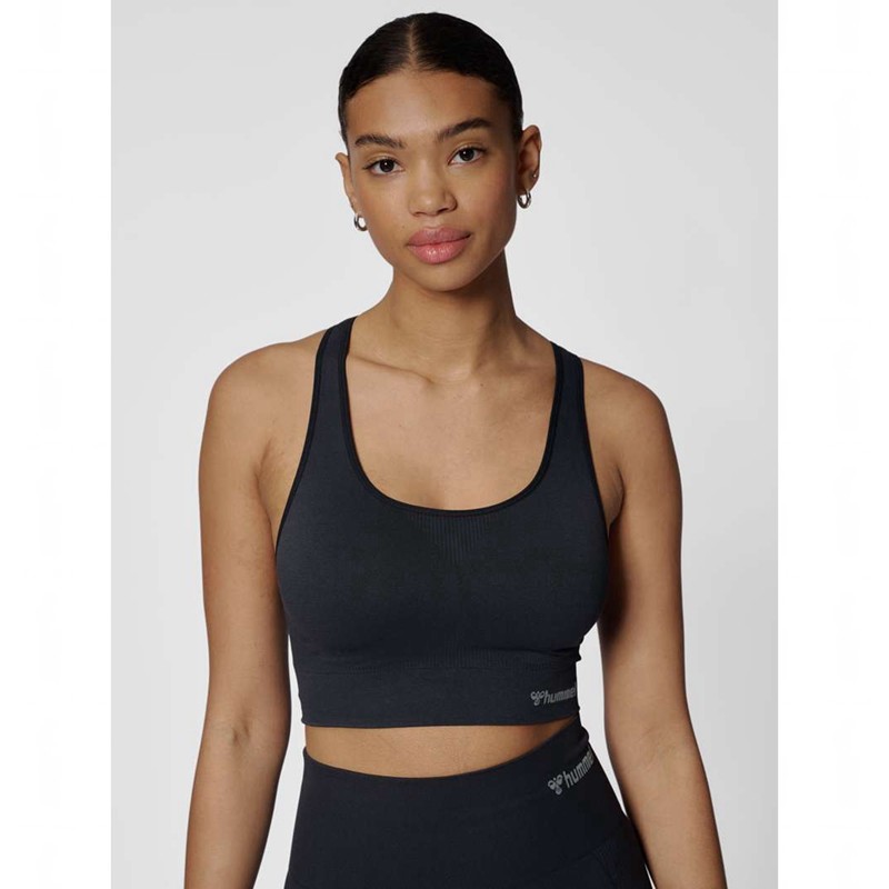 Hummel Tif Seamless Top Sport BH Dames Zwart | 810830-033