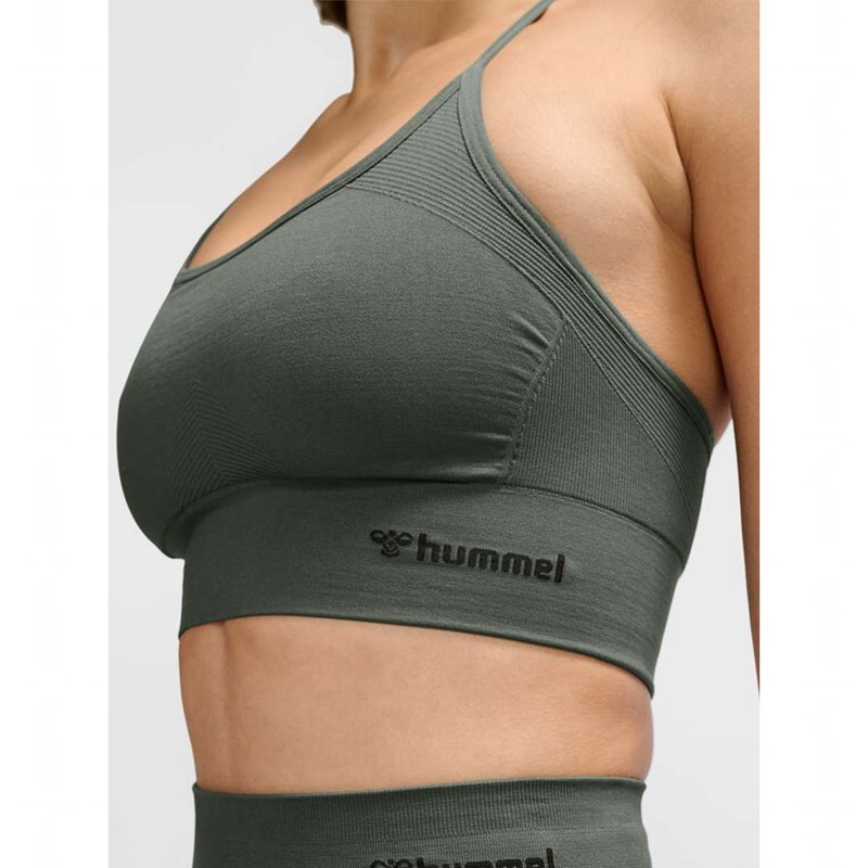 Hummel Tiffy Seamless Top Jurk Dames Groen | 426669-970