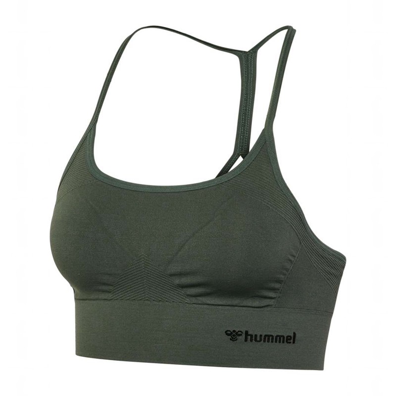 Hummel Tiffy Seamless Top Jurk Dames Groen | 426669-970