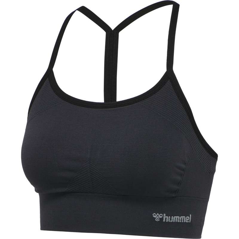 Hummel Tiffy Seamless Top Sport BH Dames Zwart | 824233-037