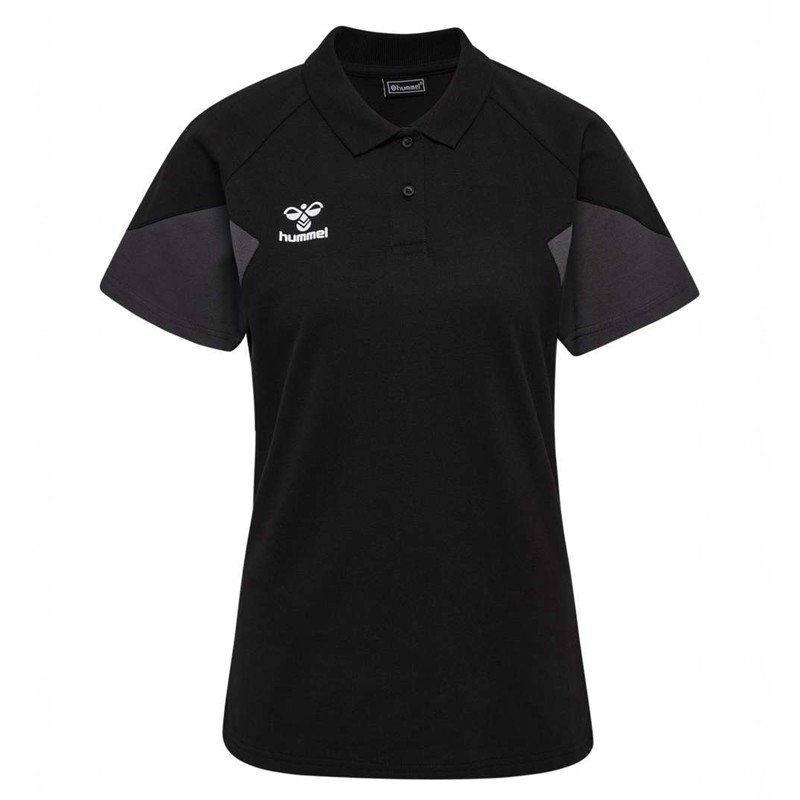 Hummel Travel Polo T-shirts Dames Zwart | 603564-085