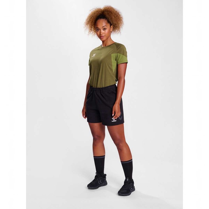 Hummel Travel S/S T-shirts Dames Olijfgroen | 003745-051