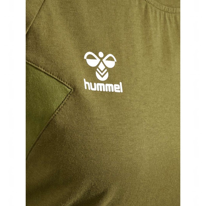 Hummel Travel S/S T-shirts Dames Olijfgroen | 003745-051