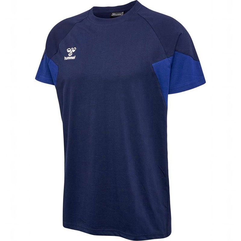 Hummel Travel S/S T-shirts Heren Donkerblauw | 547910-019