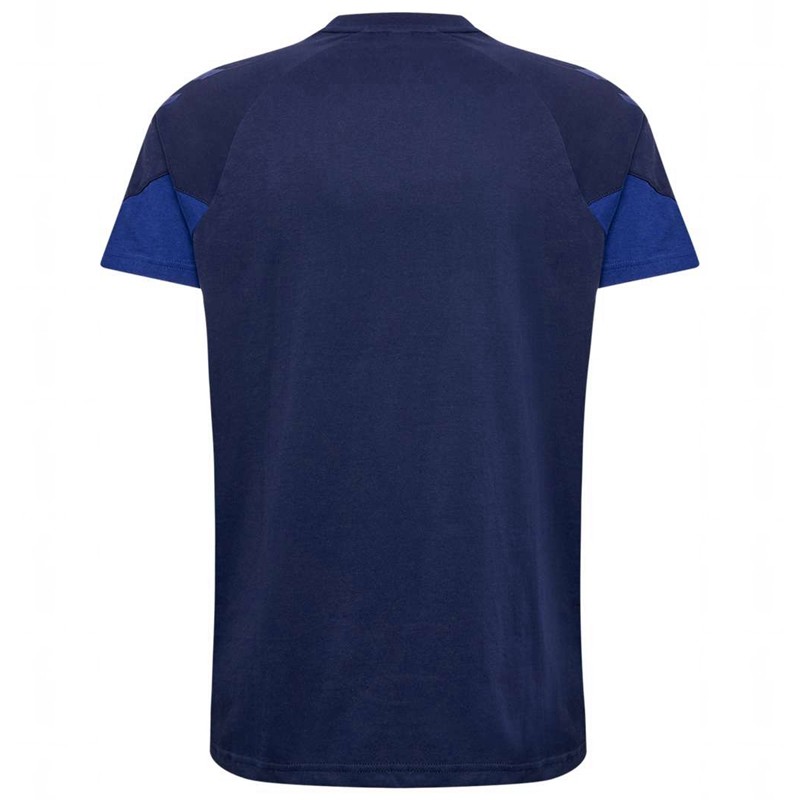 Hummel Travel S/S T-shirts Heren Donkerblauw | 547910-019