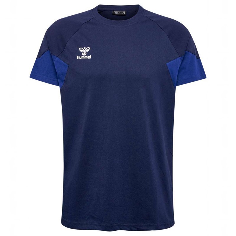 Hummel Travel S/S T-shirts Heren Donkerblauw | 547910-019