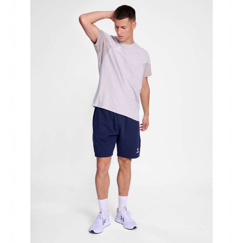 Hummel Travel S/S T-shirts Heren Grijs | 138632-191