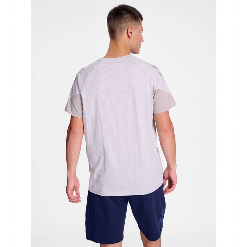 Hummel Travel S/S T-shirts Heren Grijs | 138632-191