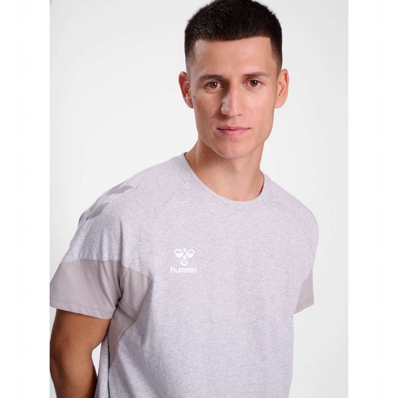 Hummel Travel S/S T-shirts Heren Grijs | 138632-191
