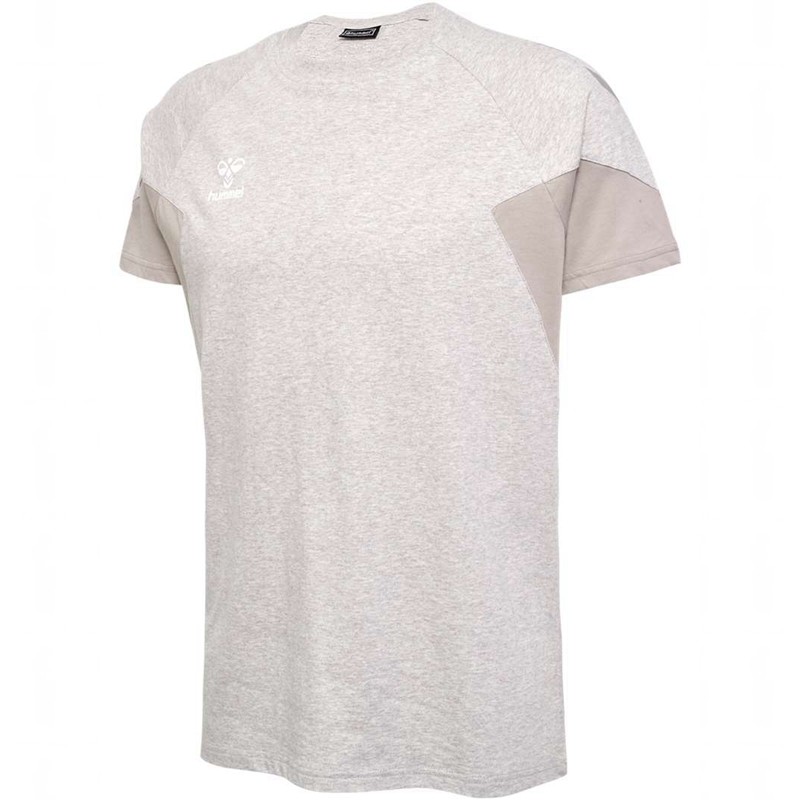 Hummel Travel S/S T-shirts Heren Grijs | 138632-191